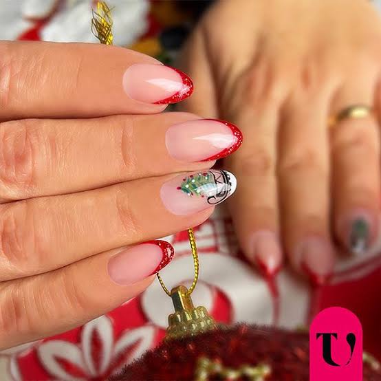 Christmas Visual Idea Christmas Visual Idea β Winter Party Nails