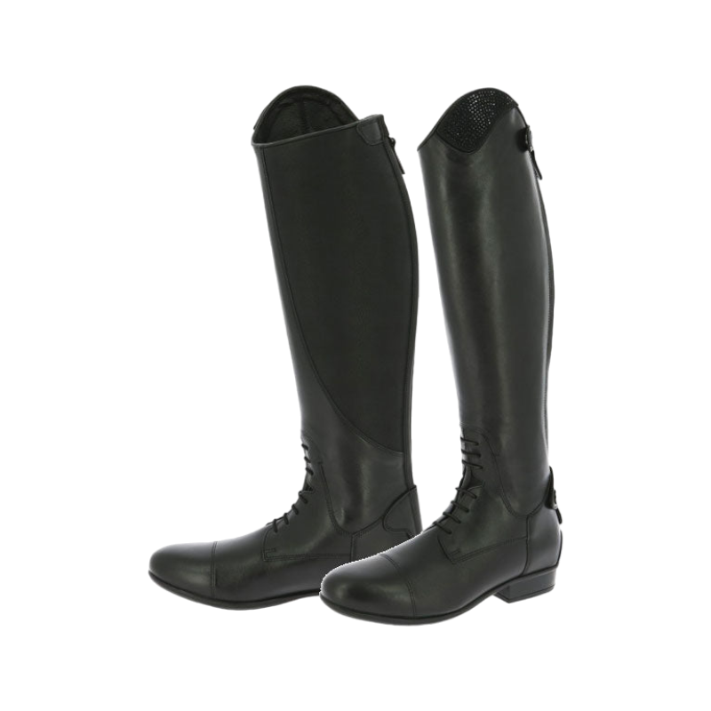 Modern Touches: Black Riding Boots with Mesh Detail Modern Touches: Black Riding Boots with Mesh Detail β Riding Boots Outfits