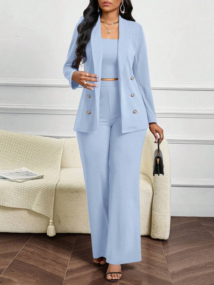 Matching Suit Set for a Polished Church Appearance — Winter Church Outfits