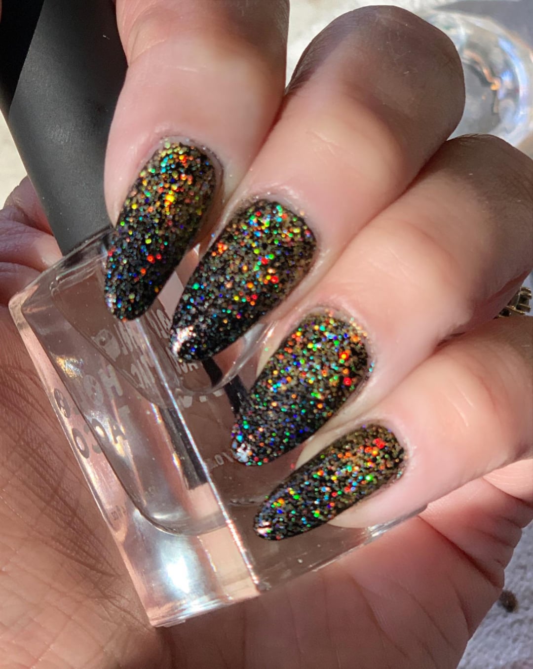 Glitter Visual Idea Glitter Visual Idea β Sparkly New Years Nails 2027