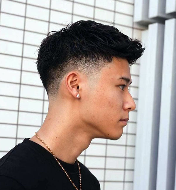 Short Textured Crop With High Fade — Winter Haircuts for Boys