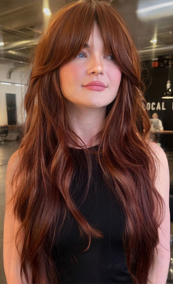 Rich Auburn With Subtle Red Undertones — Winter Auburn Hair Color