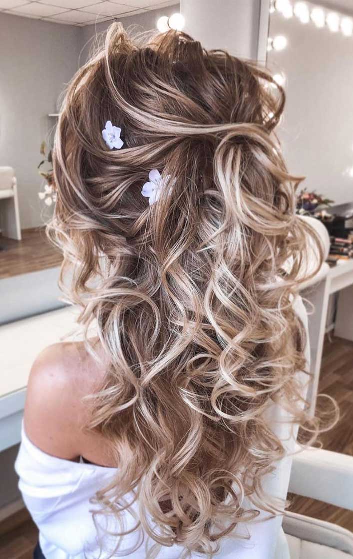 Side Visual Idea — Winter Half Up Half Down Hairstyles