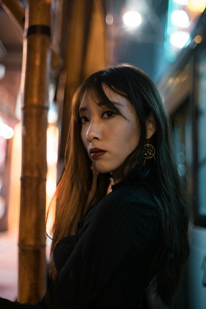 Long Layers Dark Brown With Highlights — Winter Haircuts with Curtain Bangs