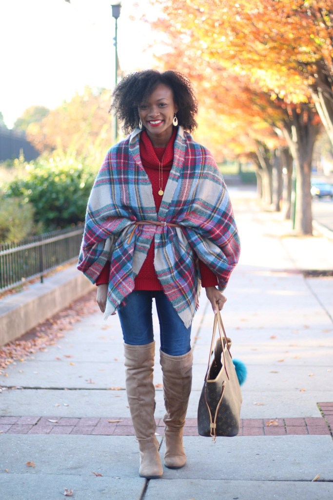 Belted Blanket Scarf for Fall Warmth — Scarf Outfits