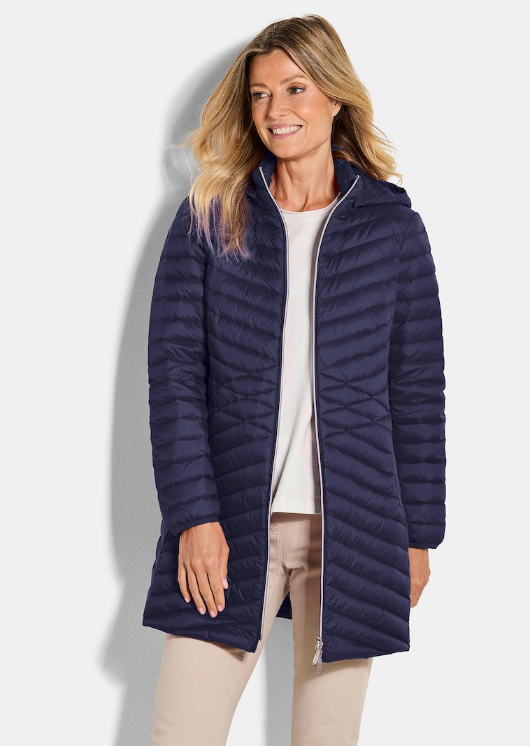 Chic Navy Puffer Coat for Winter Warmth Chic Navy Puffer Coat for Winter Warmth β Winter Outfits for Women Over 50