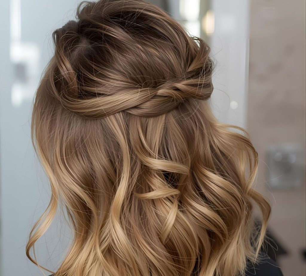 Visual Idea — The Texture Is Wavy With Medium Density — Winter Updos