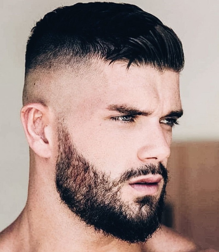 High Fade With Textured Top High Fade With Textured Top β Winter Haircuts for Men