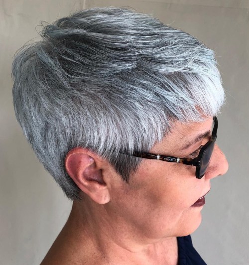 Pixie Visual Idea Pixie Visual Idea β Winter Hairstyles for Gray Hair