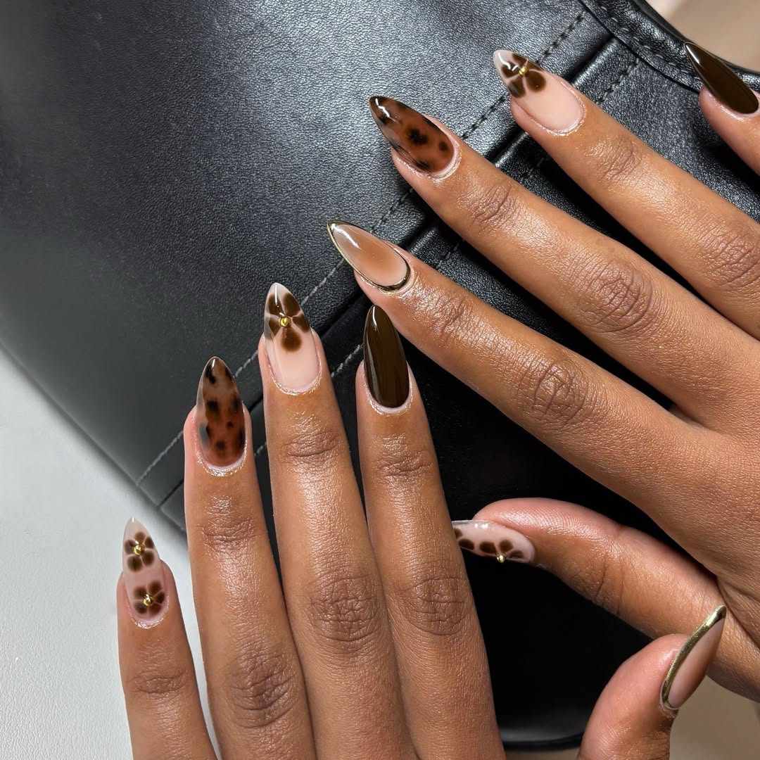 Fall Visual Idea — Mocha Nails