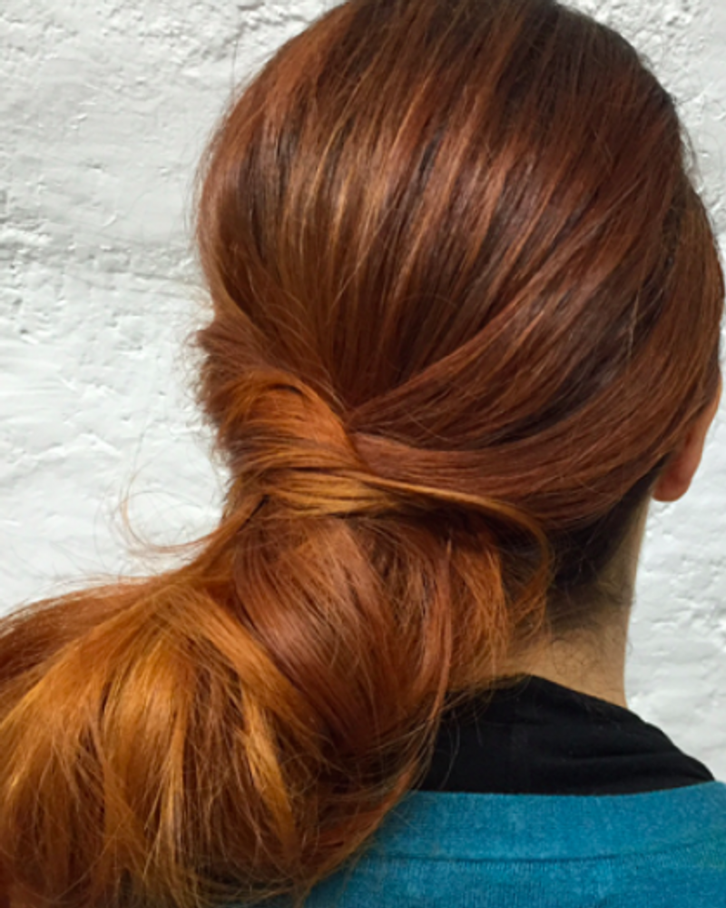 No Bangs Visual Idea — Winter Date Night Hairstyles