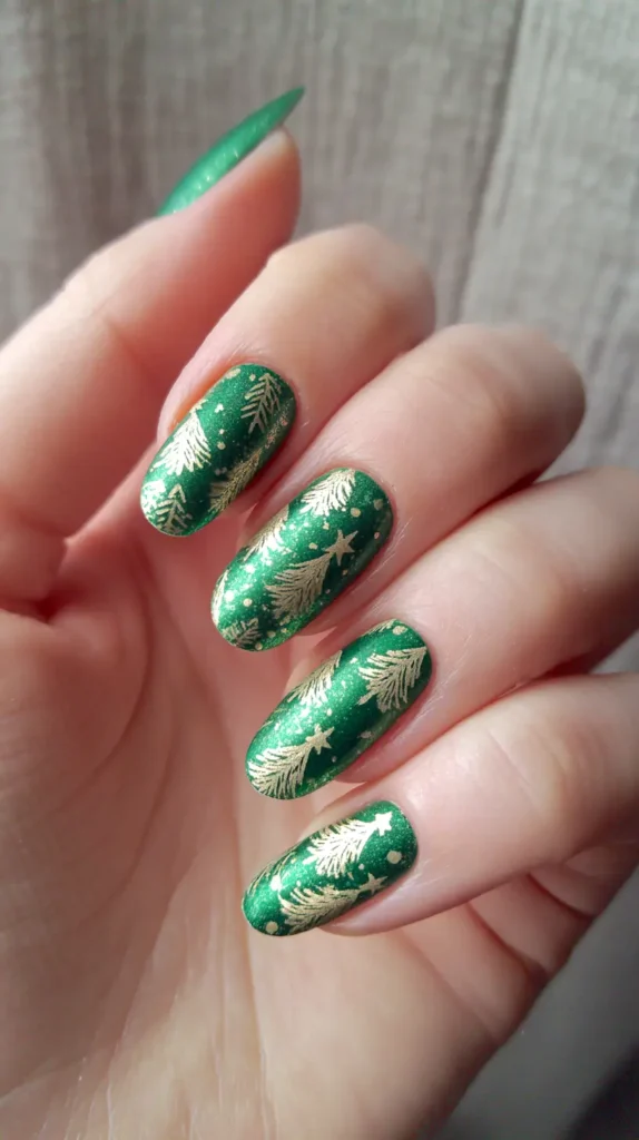 Shimmer Visual Idea Shimmer Visual Idea β Red and Green Christmas Nails 2026