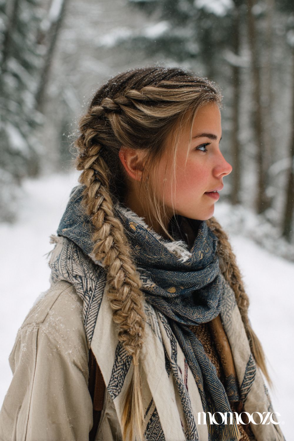 Visual Idea Visual Idea β Winter Hairstyles with Scarf
