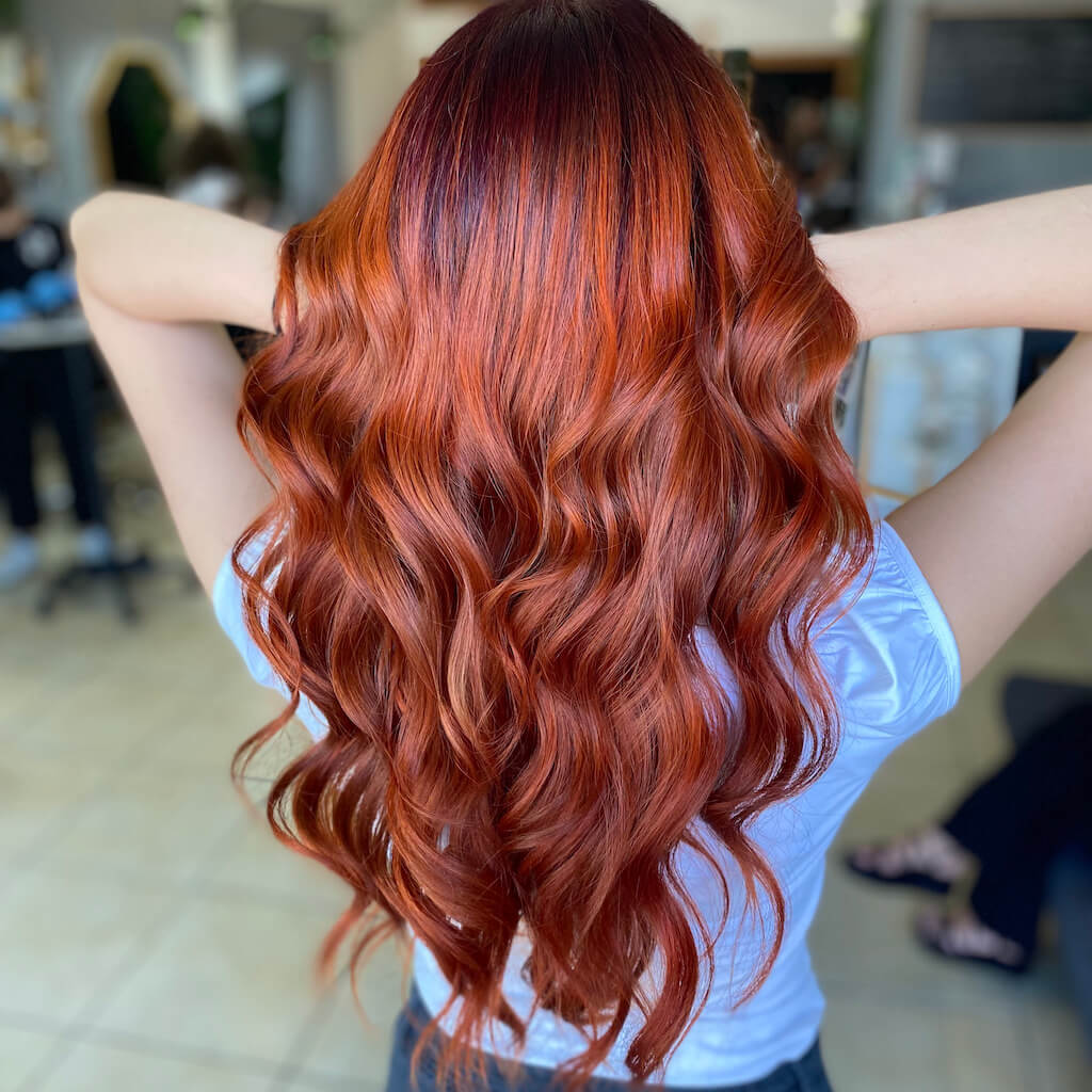 Vibrant Copper With Orange and Red Undertones Vibrant Copper With Orange and Red Undertones β Winter Hair Colors