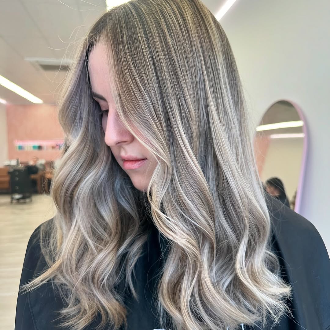 Windswept Golden Blonde Shoulder Layers — Winter Hair Colors for Blondes