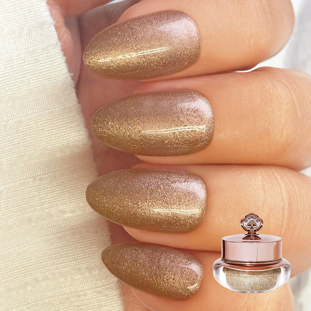 Shimmer Visual Idea — Mocha Nails