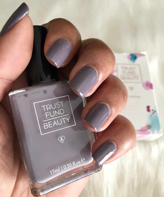 None Visual Idea — Winter Gray Nails
