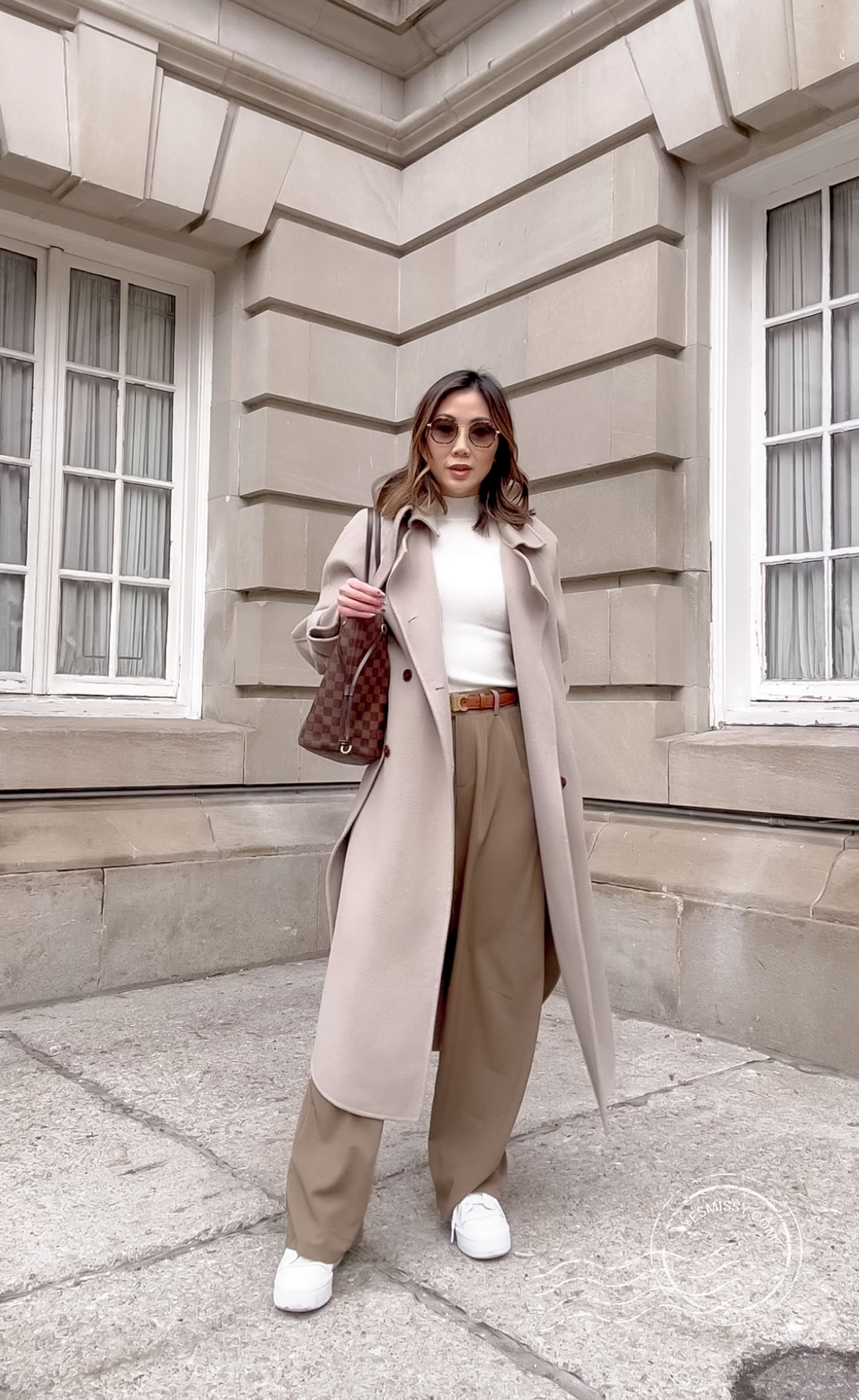 Elevated Neutrals with a Longline Coat — Casual Winter Outfits