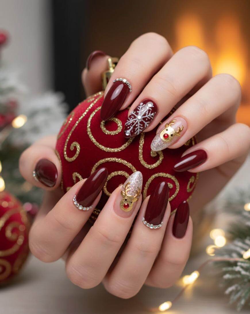 Visual Idea Visual Idea β Christmas Nails for Women Over 50 2026