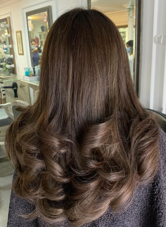 Voluminous Espresso Curls — Espresso Brown Hair