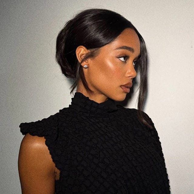 Chin Length Bob With Swept Bangs Bun — Winter Hairstyles for Work