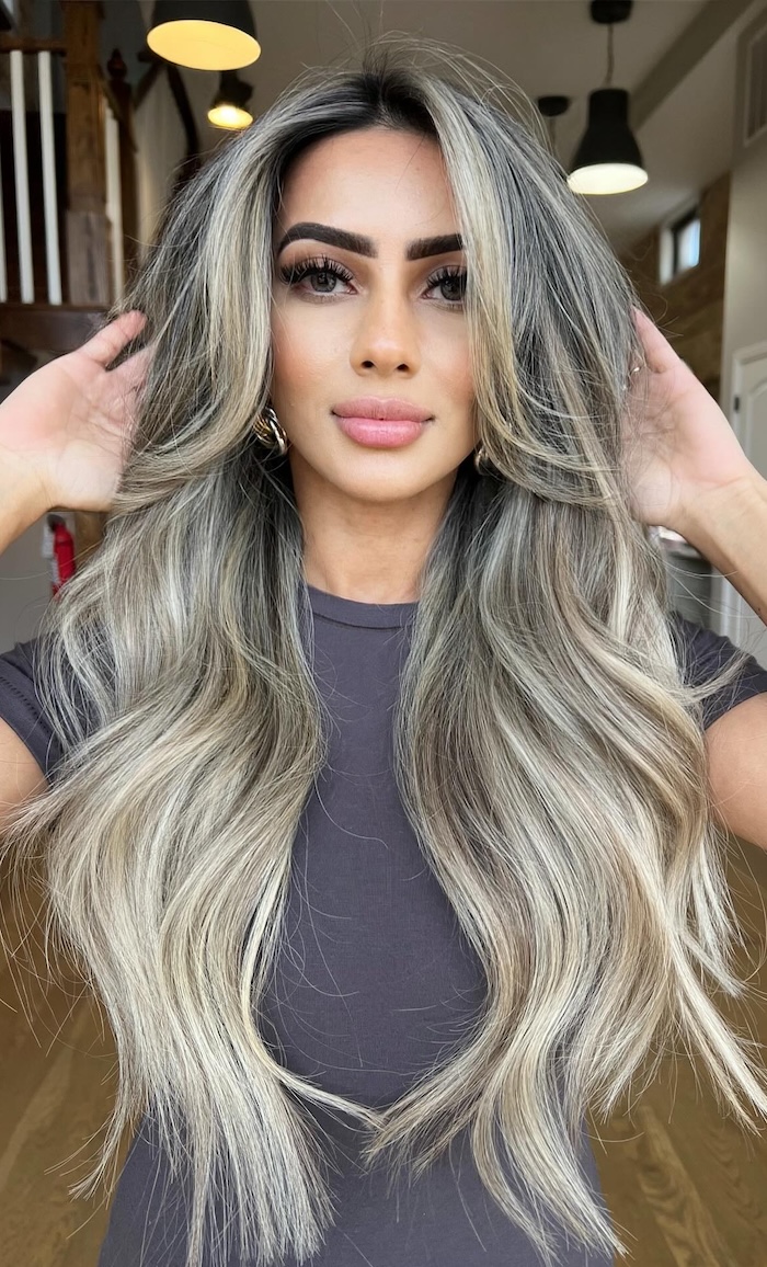 Textured Ash Blonde Bob With Choppy Bangs — Winter Hair Colors for Blondes