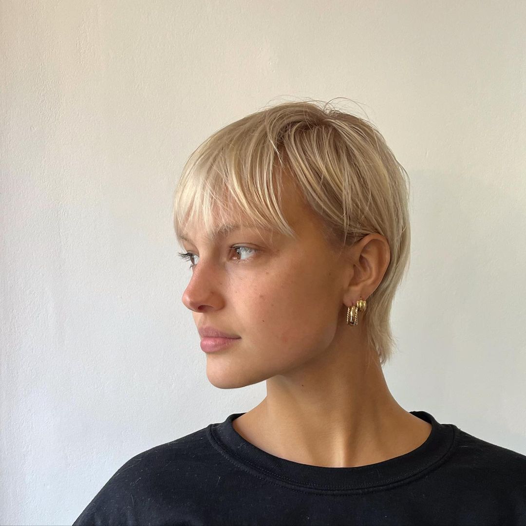 Ash Blonde Visual Idea — Winter Hairstyles for Short Hair