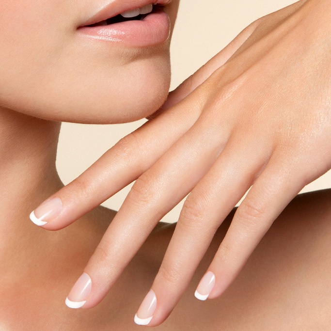Glossy Short Almond Classic White French Glossy Short Almond Classic White French β New Years French Tip Nails 2027