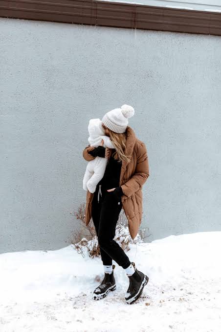 Quilted Puffer Coat and Chelsea Boots for Winter Outdoors — December Outfits