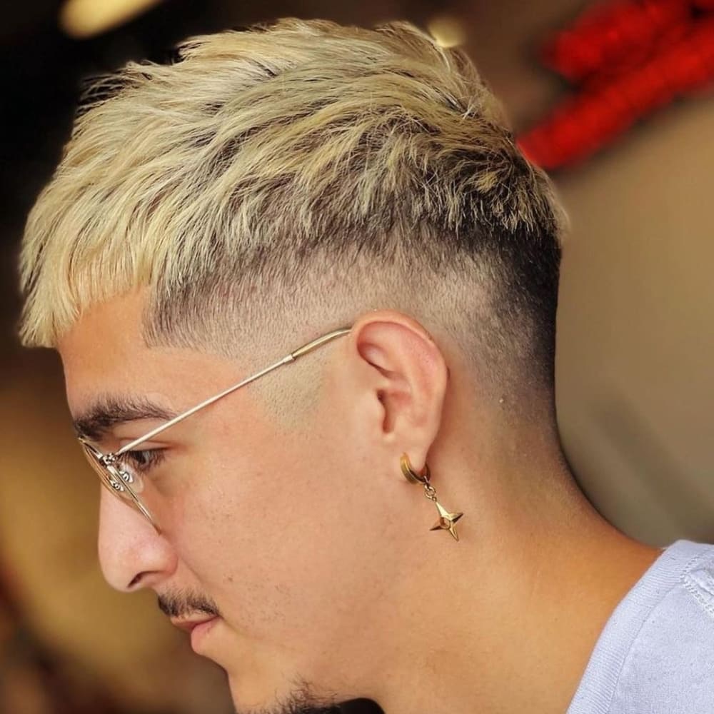 Textured Crop With Choppy Bangs Textured Crop With Choppy Bangs β Winter Haircuts for Men