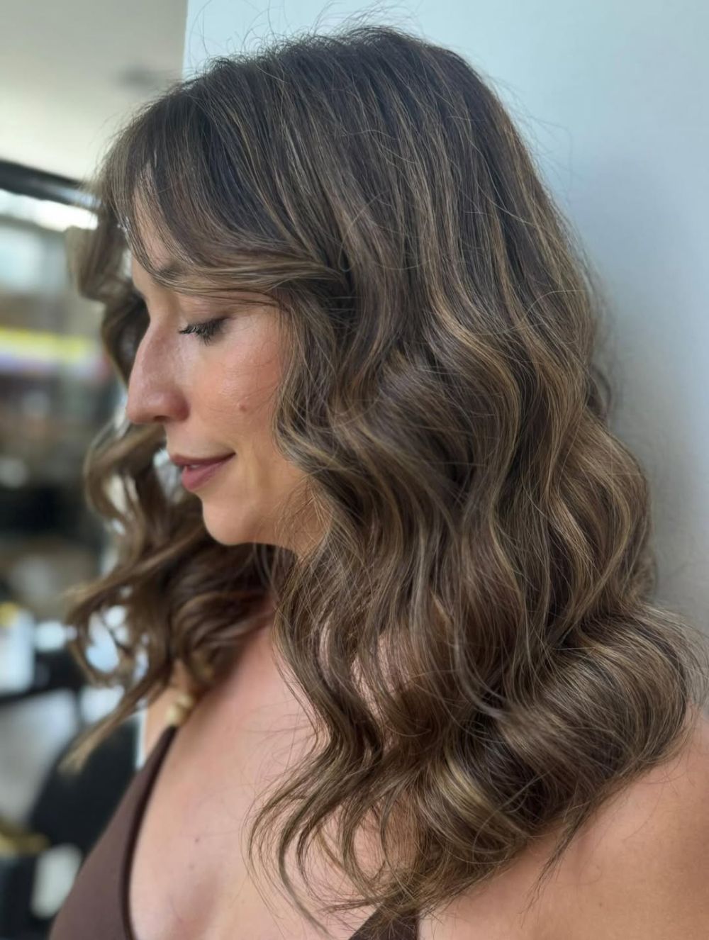 Shoulder Visual Idea Shoulder Visual Idea β Ash Brown Hair