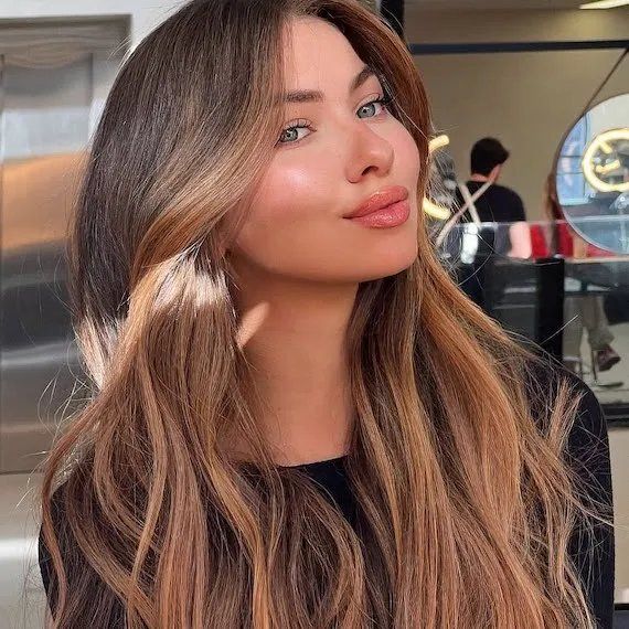 Side Parting Visual Idea Side Parting Visual Idea β Lowlights for Blonde Hair