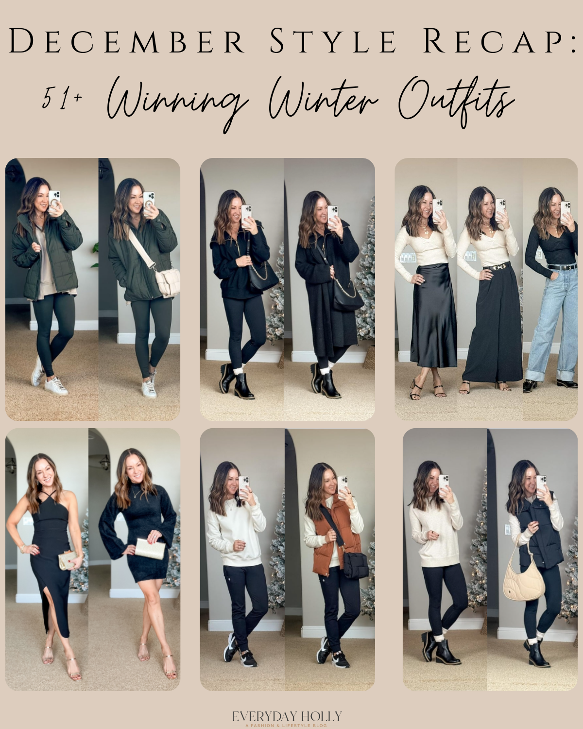 Versatile Winter Layering: Puffer Jackets, Hoodies, and Vests — December Outfits