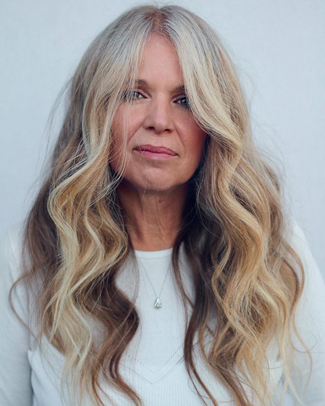 Layered Ash Blonde Shag Layered Ash Blonde Shag β Winter Hairstyles for Women Over 50