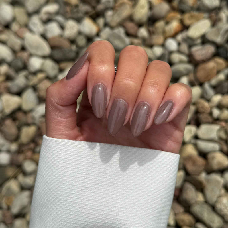 None Visual Idea — Mocha Nails