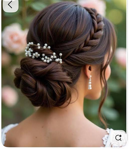 Updo Visual Idea — Winter Date Night Hairstyles