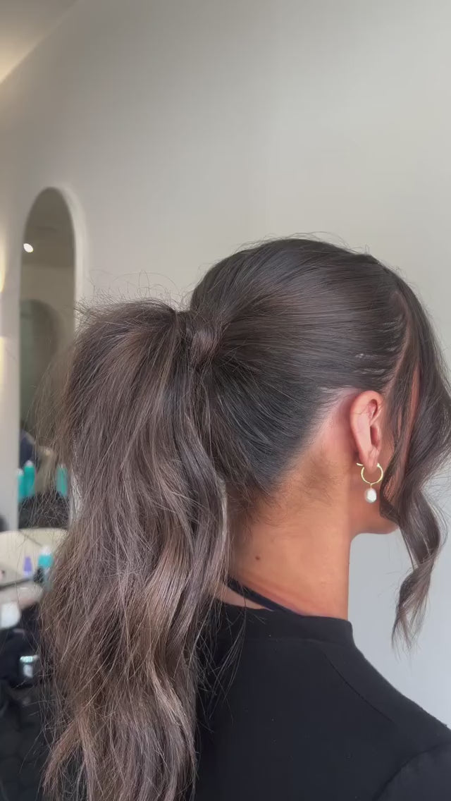 High Ponytail With Face-Framing Pieces — Winter Hairstyles for Work