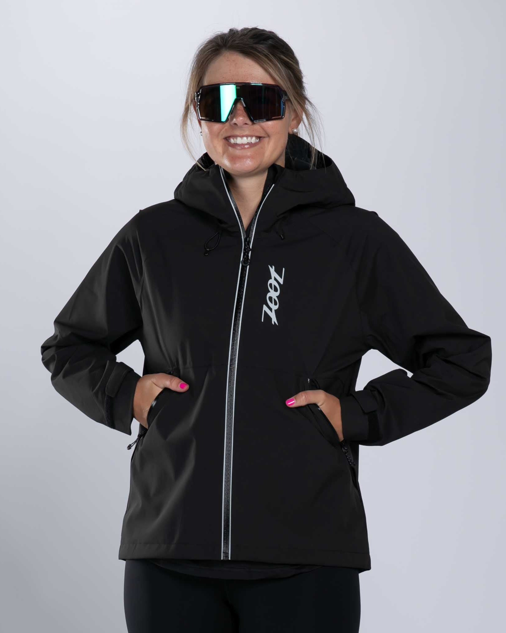 Reflective Black Jacket for Cold Weather Running — Winter Workout Outfits