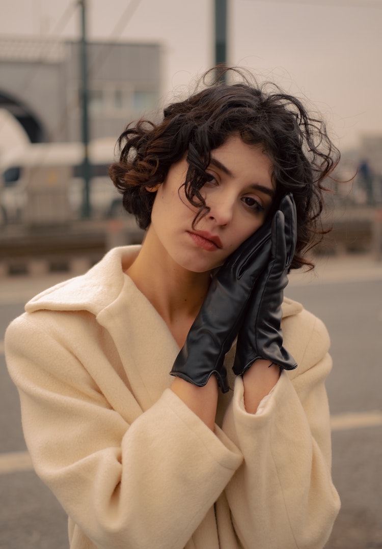 Chin-Length Bob With Natural Texture — Winter Haircuts for Curly Hair
