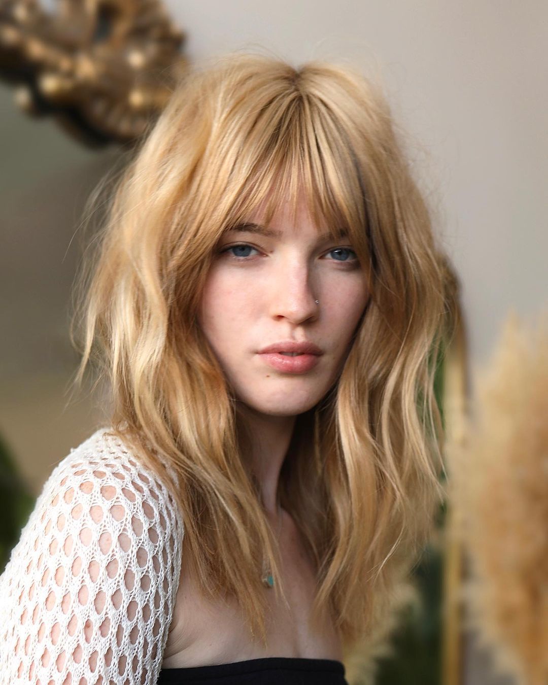 Collarbone Ash Blonde Shag Collarbone Ash Blonde Shag β Winter Shag Haircuts