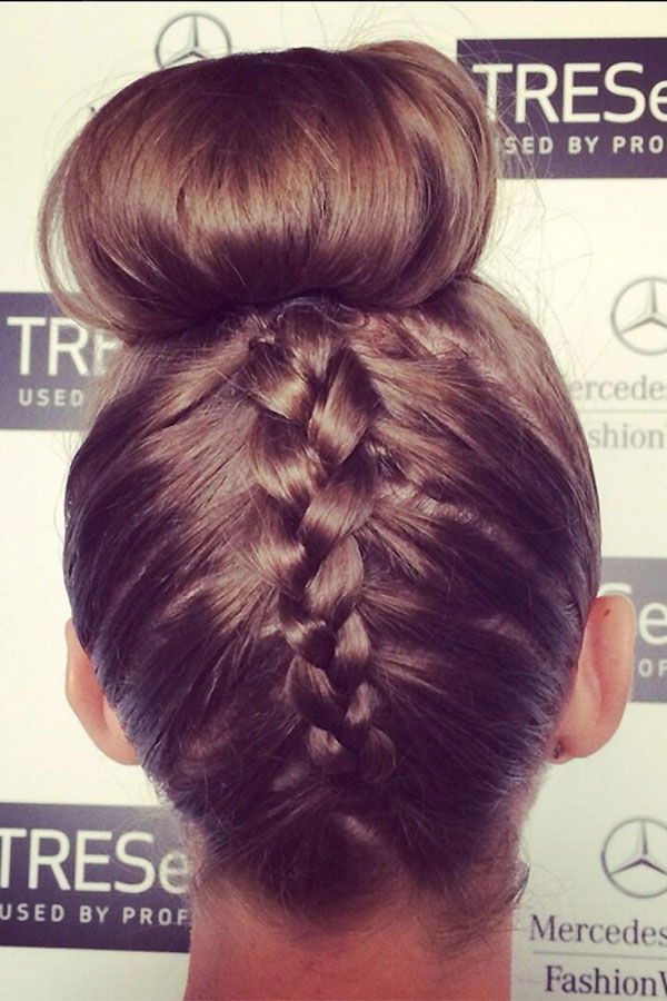 Thick Dark Brown Dutch Braid — Winter Twist Hairstyles