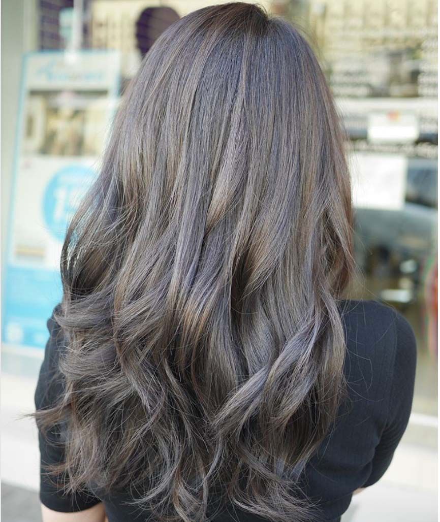 Mid-Back Ash Brown With Subtle Cool Undertones Mid-Back Ash Brown With Subtle Cool Undertones β Ash Brown Hair
