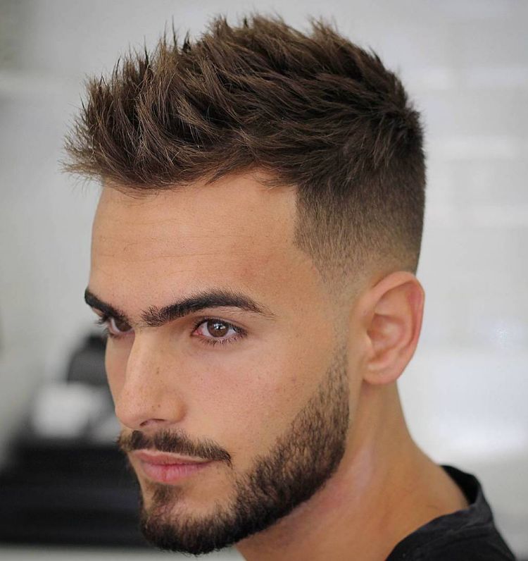 Textured Crop With Spiky Fringe — Winter Hairstyles for Men