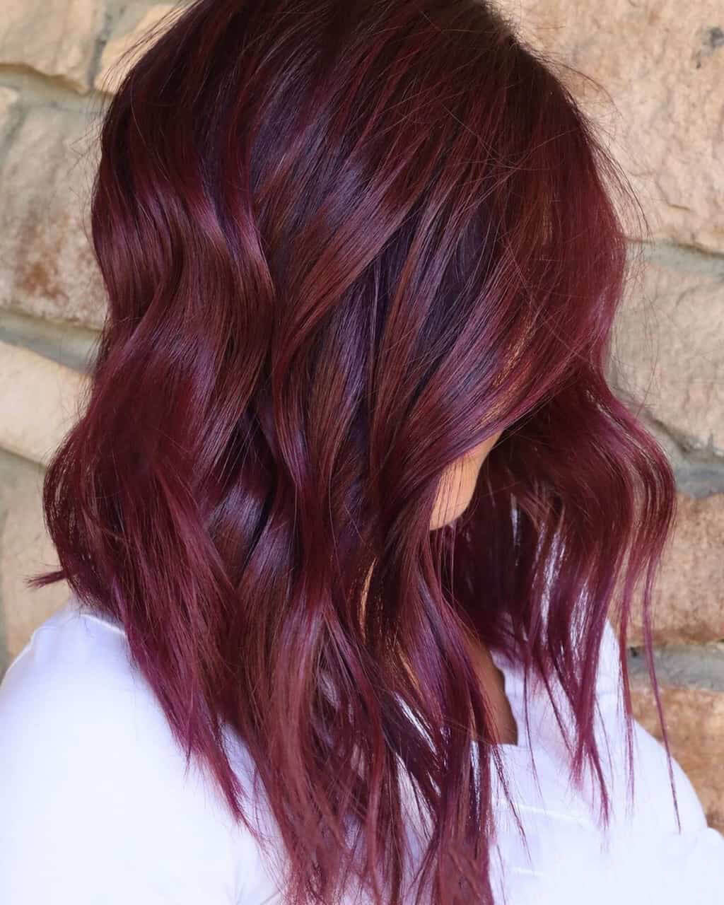 Deep Burgundy or Wine Red Base Deep Burgundy or Wine Red Base β Winter Hair Colors
