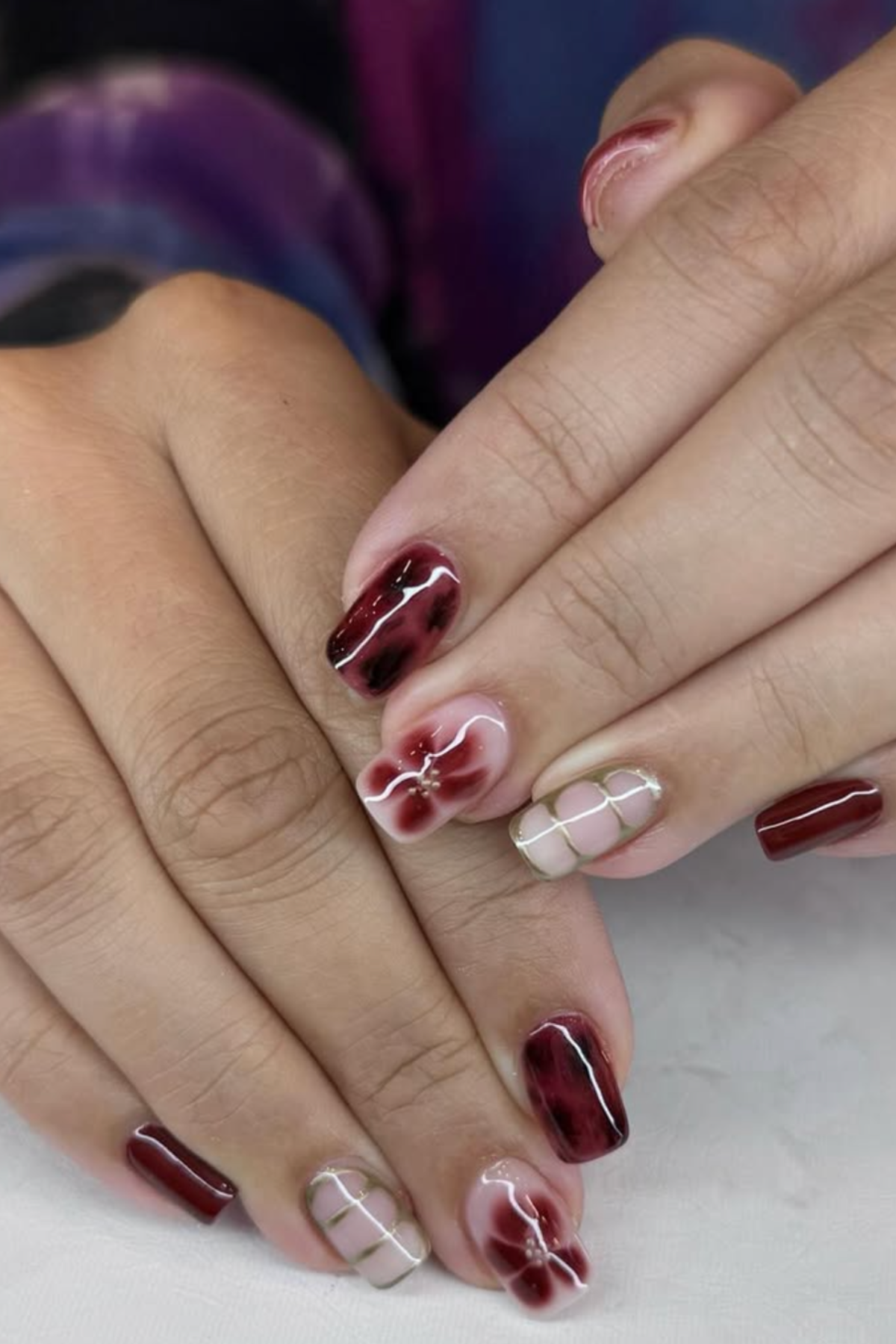 Classic Vibrant Long Stiletto Cherry Red — Cherry Red Nails