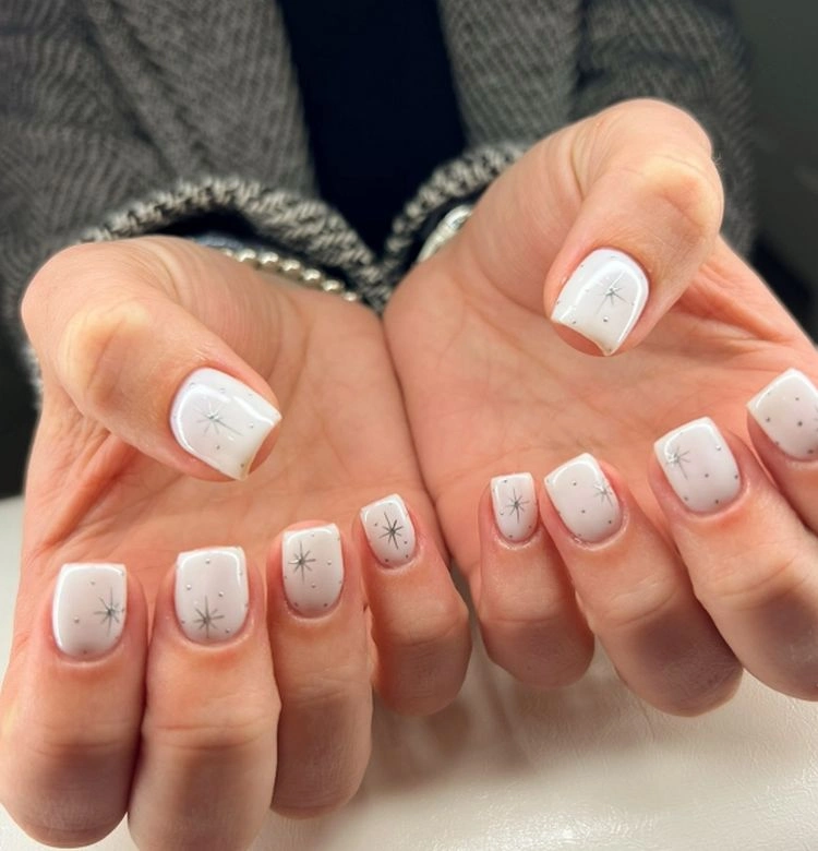 Clean Cuticle Work Even Application Visual Idea — Natural Winter Nails