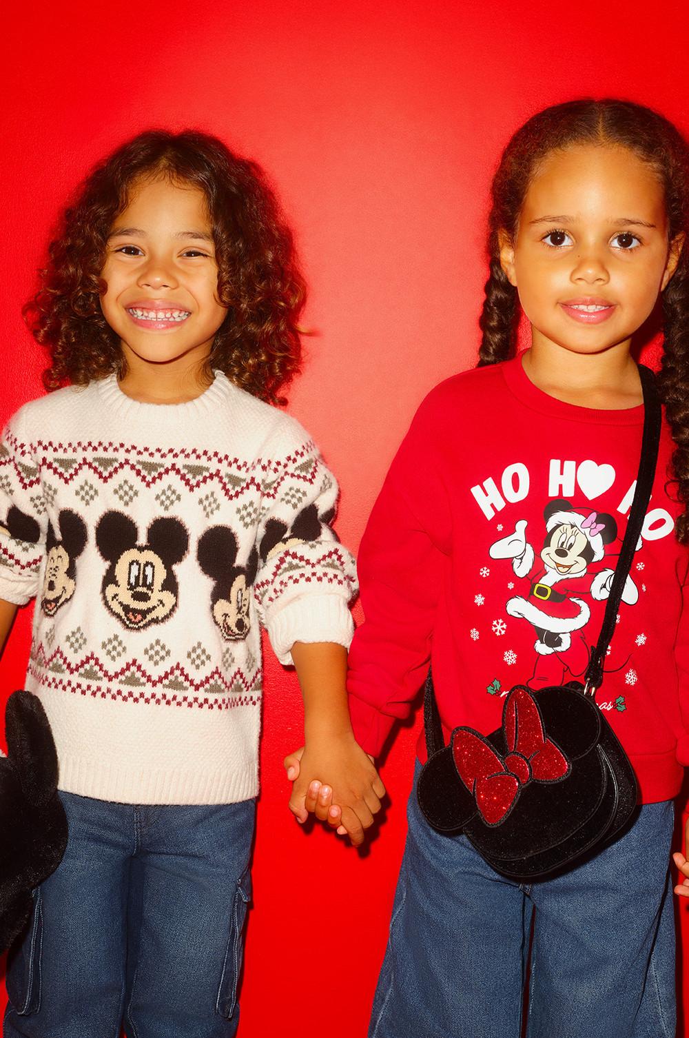 Mickey Mouse Fair Isle Sweater and Graphic Sweatshirt for Festive Casual Wear Disney Winter Outfits