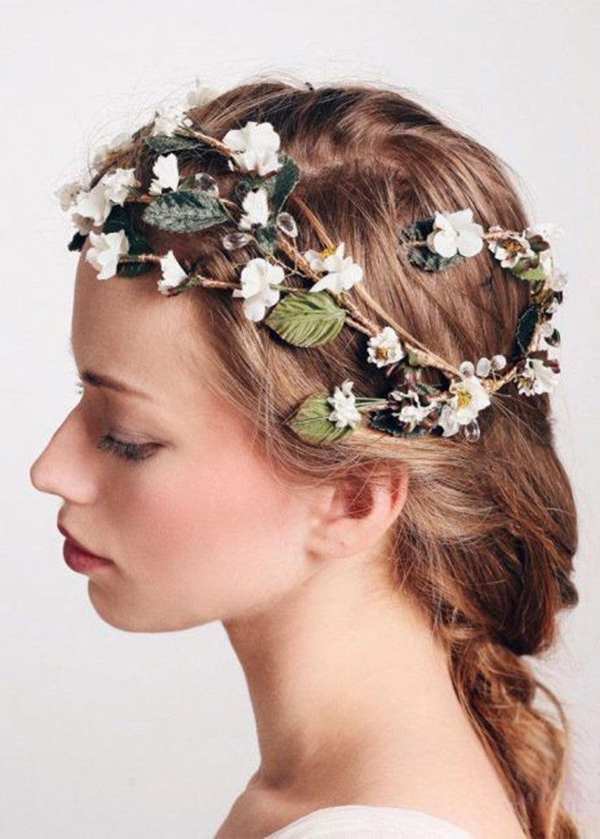 Collarbone Visual Idea — Winter Wedding Hairstyles