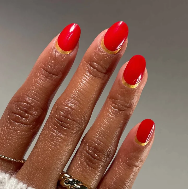 High Gloss Visual Idea — New Years Press On Nails 2027