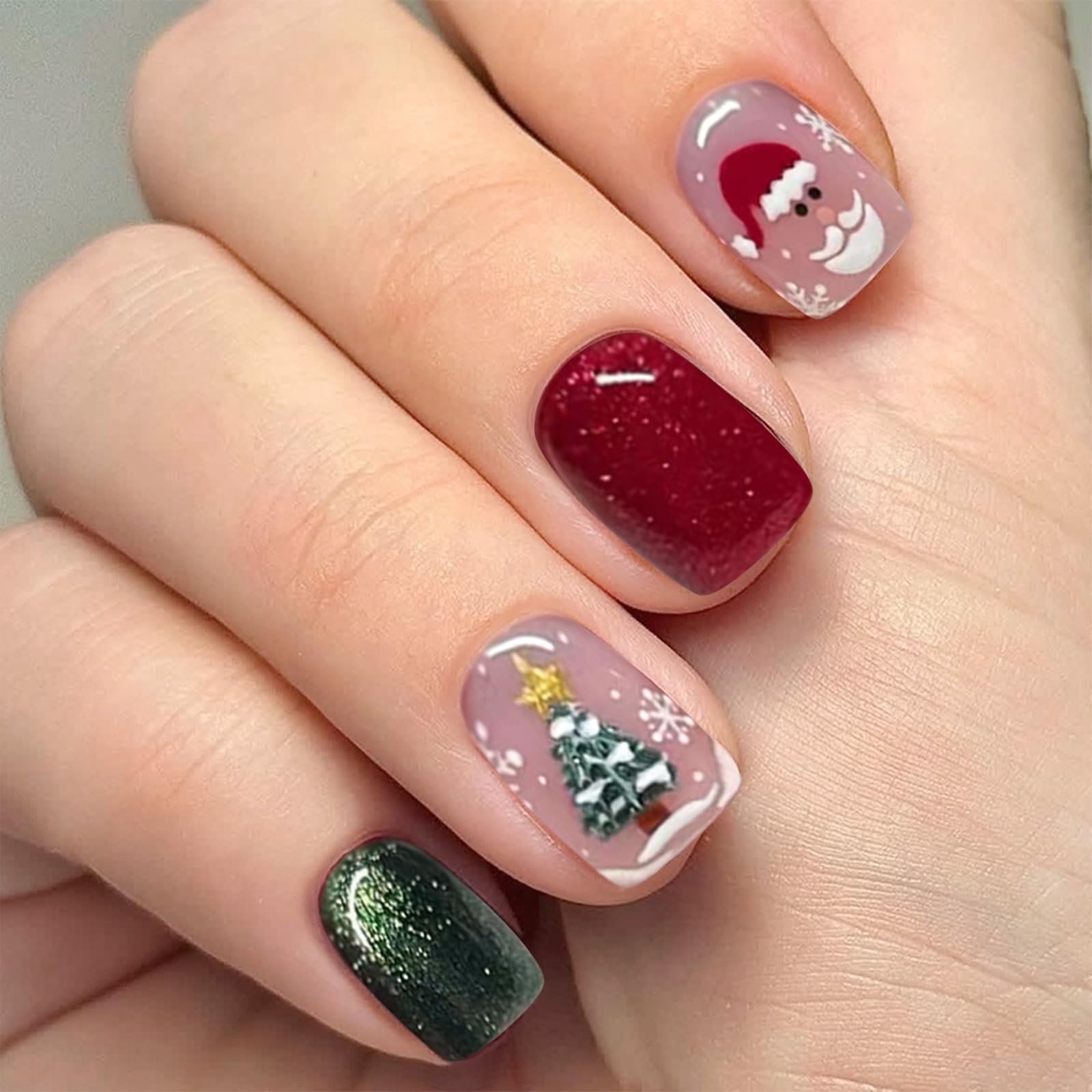 Neat Application Clean Cuticles Visual Idea Neat Application Clean Cuticles Visual Idea β Christmas Nails for Teens 2026